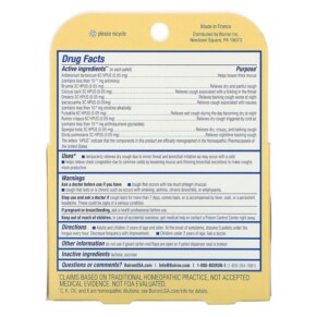 Thành phần vi chất của Boiron Chestal Meltaway Pellets Cough & Mucus Relief 2 Tubes Approx. 80 Pellets Each 306969065426
