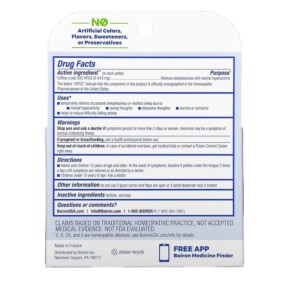 Thành phần vi chất của Boiron Coffea Sleep Aid Meltaway Pellets 30 C 3 Tubes 80 Pellets Each 306969094433