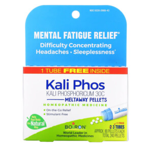 Thực phẩm chức năng Boiron Kali Phosphoricum Meltaway Pellets 30C 3 Tubes Approx. 80 Pellets Each 306969278437