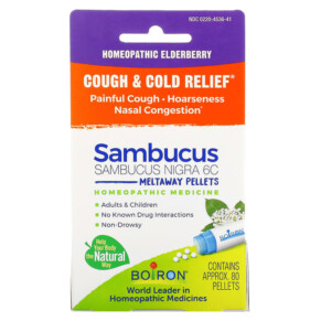 Thực phẩm chức năng Boiron Sambucus Cough & Cold Relief Meltaway Pellets Approx. 80 Pellets 306969456552