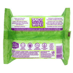 Thành phần vi chất của Boogie Wipes Gentle Saline Nose Wipes Fresh Scent 30 Wipes 897752002013