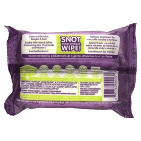 Thành phần vi chất của Boogie Wipes Gentle Saline Nose Wipes Grape Scent 30 Wipes 897752002037