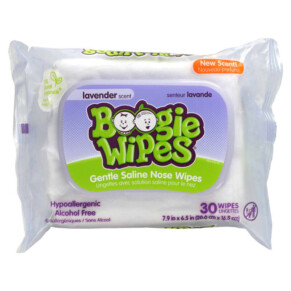 Thực phẩm chức năng Boogie Wipes Gentle Saline Nose Wipes Lavender Scent 30 Wipes 897752002051
