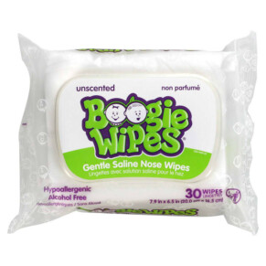 Thực phẩm chức năng Boogie Wipes Gentle Saline Nose Wipes Unscented 30 Wipes 897752002211