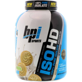 Thực phẩm chức năng BPI Sports ISO HD 100% Pure Isolate Protein Vanilla Cookie 4.8 lbs (2170 g) 810516031197