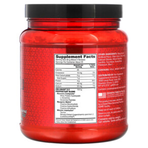 Thành phần vi chất của BSN Cellmass 2.0 Advanced Strength Blue Raz 1.09 lb (495 g) 834266002108