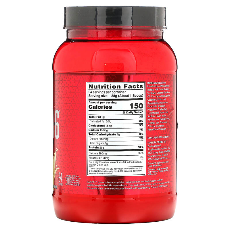 BSN Syntha-6 Isolate Protein Powder Drink Mix Vanilla Ice Cream 2.01 lbs (912 g) 2 Thành phần vi chất của BSN Syntha-6 Isolate Protein Powder Drink Mix Vanilla Ice Cream 2.01 lbs (912 g) 834266066100