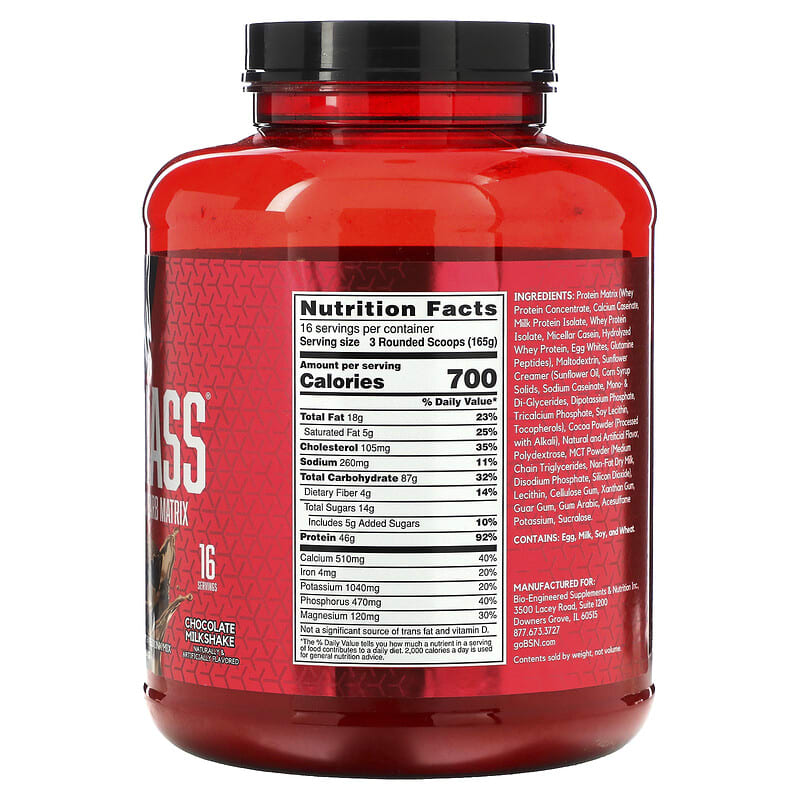 BSN True-Mass Ultra Premium Protein/Carb Matrix Chocolate Milkshake 5.82 lbs (2.64 kg) 2 Thành phần vi chất của BSN True-Mass Ultra Premium Protein/Carb Matrix Chocolate Milkshake 5.82 lbs (2.64 kg) 834266006557