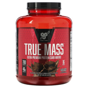 Thực phẩm chức năng BSN True-Mass Ultra Premium Protein/Carb Matrix Chocolate Milkshake 5.82 lbs (2.64 kg) 834266006557