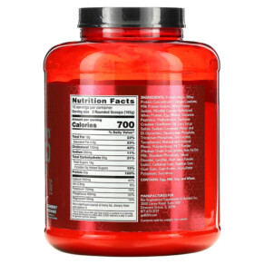 Thành phần vi chất của BSN True-Mass Ultra Premium Protein/Carb Matrix Strawberry Milkshake 5.82 lbs (2.64 kg) 834266006502