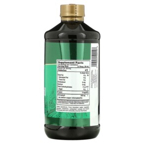 Thành phần vi chất của Buried Treasure Liquid Chlorophyll Spearmint 16.23 fl oz (480 ml) 016055500198