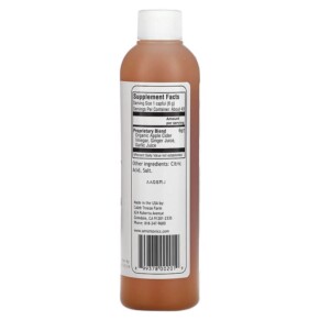 Thành phần vi chất của Caleb Treeze Organic Farm Old Amish Digestion Tonic 8 fl oz (237 ml) 899378002019