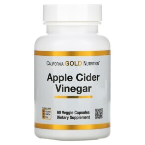 Thực phẩm chức năng California Gold Nutrition Apple Cider Vinegar 60 Veggie Capsules 898220019052