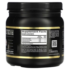 Thành phần vi chất của California Gold Nutrition BCAA Powder AjiPure Branched Chain Amino Acids 16 oz (454 g) 898220010585