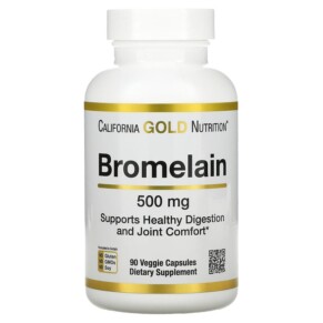 Thực phẩm chức năng California Gold Nutrition Bromelain 500 mg 90 Veggie Capsules 898220021055