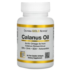 Thực phẩm chức năng California Gold Nutrition Calanus Oil 500 mg 30 Fish Gelatin Softgels 898220019984