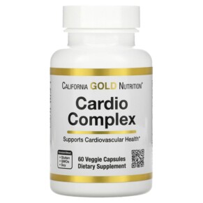 Thực phẩm chức năng California Gold Nutrition Cardio Complex 60 Veggie Capsules 898220020706