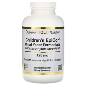 Thực phẩm chức năng California Gold Nutrition Children's EpiCor 125 mg 360 Veggie Capsules 898220015689
