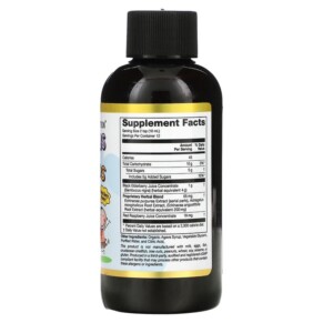 Thành phần vi chất của California Gold Nutrition Children Sambucus Elderberry Syrup 4 fl oz (120 ml) 898220013692