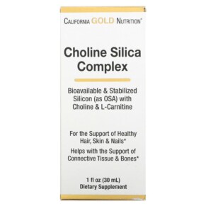 Thực phẩm chức năng California Gold Nutrition Choline Silica Complex 1 fl oz (30 ml) 898220015979