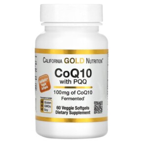 Thực phẩm chức năng California Gold Nutrition CoQ10 with PQQ 100 mg 60 Veggie Softgel 898220012695
