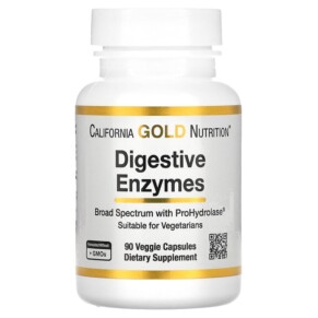 Thực phẩm chức năng California Gold Nutrition Digestive Enzymes 90 Veggie Capsules 898220011551