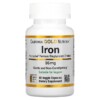 Thực phẩm chức năng California Gold Nutrition Ferrochel Iron (Bisglycinate) 36 mg 90 Veggie Capsules 898220013470
