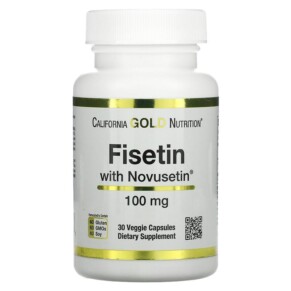 Thực phẩm chức năng California Gold Nutrition Fisetin with Novusetin 100 mg 30 Veggie Capsules 898220018437