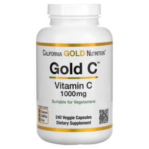Thực phẩm chức năng California Gold Nutrition Gold C USP Grade Vitamin C 1.000 mg 240 Veggie Capsules 898220009329
