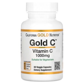 Thực phẩm chức năng California Gold Nutrition Gold C USP Grade Vitamin C 1.000 mg 60 Veggie Capsules 898220009312