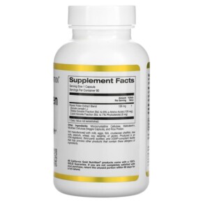 Thành phần vi chất của California Gold Nutrition Graminex Flower Pollen Extract 90 Veggie Capsules 898220020720