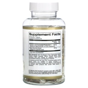 Thành phần vi chất của California Gold Nutrition Immune & Respiratory Care 90 Veggie Capsules 898220019168