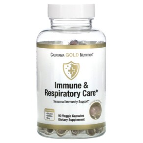 Thực phẩm chức năng California Gold Nutrition Immune & Respiratory Care 90 Veggie Capsules 898220019168