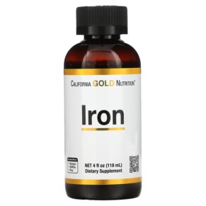 Thực phẩm chức năng California Gold Nutrition Iron 4 fl oz (118 ml) 898220021161