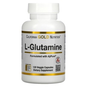 Thực phẩm chức năng California Gold Nutrition L-Glutamine AjiPure 500 mg 120 Veggie Capsules 898220019236