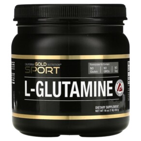 Thực phẩm chức năng California Gold Nutrition L-Glutamine Powder AjiPure Gluten Free 16 oz (454 g) 898220010608