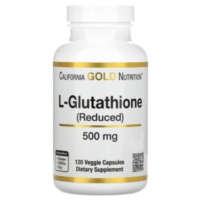Thực phẩm chức năng California Gold Nutrition L-Glutathione (Reduced) 500 mg 120 Veggie Capsules 898220018987