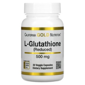 Thực phẩm chức năng California Gold Nutrition L-Glutathione (Reduced) 500 mg 30 Veggie Capsules 898220018970