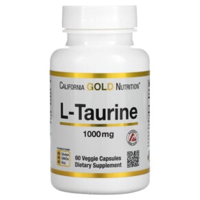 Thực phẩm chức năng California Gold Nutrition L-Taurine 1.000 mg 60 Veggie Capsules 898220011339