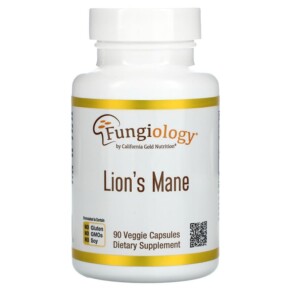 Thực phẩm chức năng California Gold Nutrition Lion's Mane 90 Veggie Capsules 898220012558