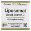 California Gold Nutrition Liposomal Liquid Vitamin C Unflavored 1000 mg 30 Sachets 0.17 fl oz (5 ml) Each 5 Thực phẩm chức năng California Gold Nutrition Liposomal Liquid Vitamin C Unflavored 1000 mg 30 Sachets 0.17 fl oz (5 ml) Each 898220019991