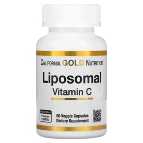 Thực phẩm chức năng California Gold Nutrition Liposomal Vitamin C 250 mg 60 Veggie Capsules 898220018406
