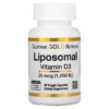 Thực phẩm chức năng California Gold Nutrition Liposomal Vitamin D3 25 mcg (1.000 IU) 60 Veggie Capsules 898220018734