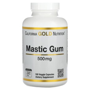Thực phẩm chức năng California Gold Nutrition Mastic Gum 1.000 mg 180 Veggie Capsules 898220018383