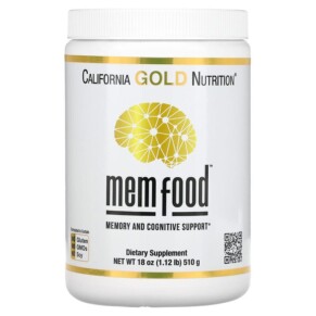 Thực phẩm chức năng California Gold Nutrition MEM Food Memory & Cognitive Support 1.12 lb (510 g) 898220018864