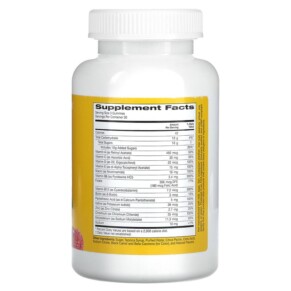 Thành phần vi chất của California Gold Nutrition Men’s Multi Vitamin Gummies No Gelatin No Gluten Mixed Berry and Fruit Flavor 90 Gummies 898220011988