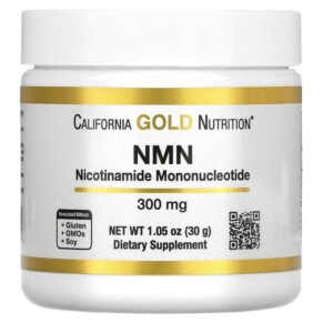 Thực phẩm chức năng California Gold Nutrition NMN Powder 300 mg 1.05 oz (30 g) 898220021697