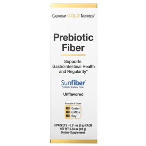 Thực phẩm chức năng California Gold Nutrition Prebiotic Fiber 3 Packets 0.21 oz (6 g) Each 898220020348