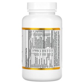 Thành phần vi chất của California Gold Nutrition Prenatal MultiVitamin 60 Softgel 898220013456
