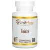 Thực phẩm chức năng California Gold Nutrition Reishi (Ganoderma Lucidum) Full-Spectrum Certified Organic Cellular Support 90 Veggie Capsules 898220012565